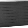 1x Pièces Boîte De Rangement Kussen De Jardin Anthracite Motif Bois 280 Litres De Plastique - Rangement De Jardin Anthracite