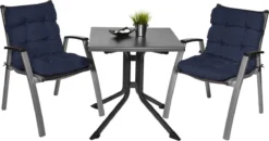 Beautissu Flair NL Set De 2x Coussins De Jardin - Coussin 100x50x8 Cm Blauw - Coussin D'assise Coussin De Matelas Pour Salon De Jardin -Jardin Meubles Magasin 1200x631 1