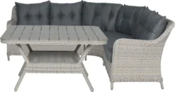 Ensemble De Salle à Manger De Salon Nova De Garden Impressions 4 Pièces - Saule Vintage