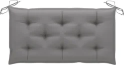 Prolenta Premium - Rocking Chair - Coussin Pour Rocking Chair 100 Cm Tissu Gris - Grijs - Balançoire -Jardin Meubles Magasin 1200x635 2