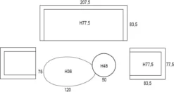 Garden Impressions Bali Ensemble De Salon 5 Pièces - Rotin Naturel - Noir Carbone / Gris Mystique -Jardin Meubles Magasin 1200x637 2