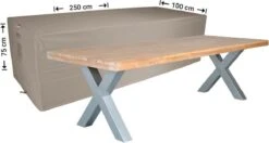 Housse De Jardin Pour Table 250 X 100 H : 75 Cm - Housse De Table De Jardin - RT250