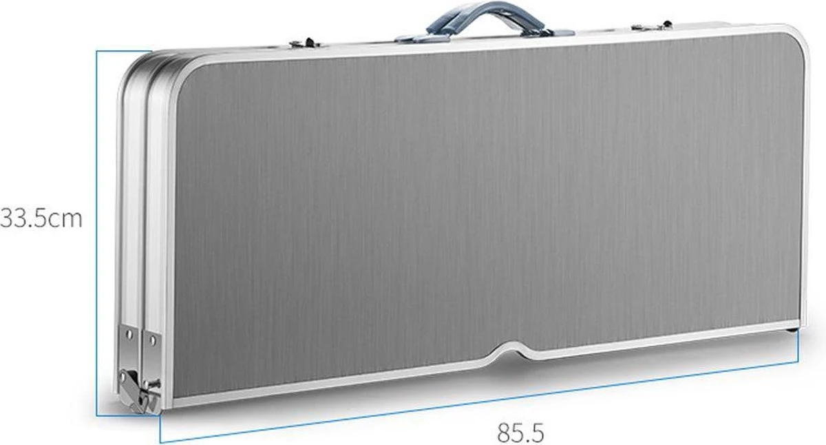 Table De Pique-nique Pliable NordFalk 4 Personnes - Table / Table De Camping En Aluminium 123x87x66 Cm 3 Table De Pique-nique Pliable NordFalk 4 Personnes - Table / Table De Camping En Aluminium 123x87x66 Cm – Image 3
