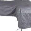 Housse Furnco Pour Salon De Jardin En Forme De L 203x203x80x86cm Gris.