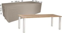 Nappe De Table De Jardin 240 X 100 H : 75 Cm - Nappe De Table De Jardin - RT240