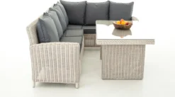 Ensemble De Jardin Mundi - Table En Verre Rotin Tressé - Salon De Mobilier De Jardin - Table à Manger - Ensemble De Salon - Table D'extérieur - Table Basse - Crème/gris - 6 Personnes 18 Ensemble De Jardin Mundi - Table En Verre Rotin Tressé - Salon De Mobilier De Jardin - Table à Manger - Ensemble De Salon - Table D'extérieur - Table Basse - Crème/gris - 6 Personnes -Jardin Meubles Magasin 1200x666 5