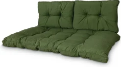 Madison - Coussin Lounge - Coussin Jardin - Coussin Palette - Coussin Dossier - 3 Pièces - 120cm X 80cm - Florance Green - Edition Limited