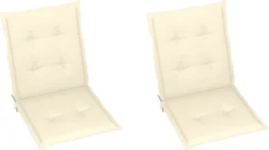 Decoways - Coussins Pour Chaise De Coussins De Chaise De Jardin 2 Pièces 100x50x4 Cm Couleur Crème 17 Decoways - Coussins Pour Chaise De Coussins De Chaise De Jardin 2 Pièces 100x50x4 Cm Couleur Crème -Jardin Meubles Magasin 1200x671 5
