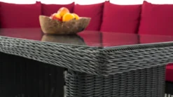 Ensemble De Salle à Manger Clp Bermeo Lounge - Poly Rotin - Couleur De 5 Mm Rotin Nature - Housse Blanc Cassé -Jardin Meubles Magasin 1200x672 7