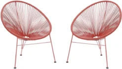 MYLIA Salon De Jardin En Résine Tressée - 2 Chaises, Un Canapé Et Une Table - Terre Cuite - ALIOS L 115 Cm X H 86 Cm X P 81 Cm -Jardin Meubles Magasin 1200x673 1