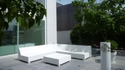 Basi D - Salon De Jardin Style Ibiza - 6 Unités - HG Blanc RAL9010 Geen Les Tracas Avec Les Coussins -Jardin Meubles Magasin 1200x674 12