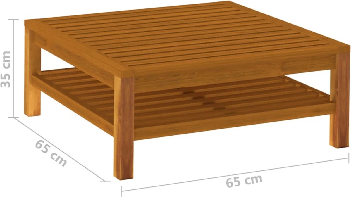 Prolenta Premium - Ensemble De Salon 6 Pièces Avec Coussins Couleur Crème En Bois D'acacia Massif 7 Prolenta Premium - Ensemble De Salon 6 Pièces Avec Coussins Couleur Crème En Bois D'acacia Massif – Image 7