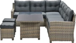 Garden Impressions Bluebird Ensemble De Salle à Manger En Rotin Naturel 5 Pièces -Jardin Meubles Magasin 1200x678
