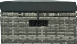 Ensemble De Meubles De Patio-ensemble De Banc De Salle à Manger De Patio 8 Pièces-canapé En Rotin Résistant Aux Intempéries Avec Table à Manger Et Chaise Et 4 Repose-pieds-osier Gris + Coussins Gris -Jardin Meubles Magasin 1200x687 6