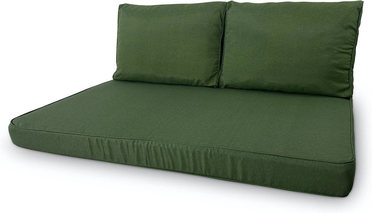 Madison - Coussin Lounge - Coussin Jardin - Coussin Palette - Coussin Dossier - 3 Pièces - 120cm X 80cm - Lounge Green - Edition Limited 1 Madison - Coussin Lounge - Coussin Jardin - Coussin Palette - Coussin Dossier - 3 Pièces - 120cm X 80cm - Lounge Green - Edition Limited