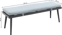 Garden Impressions Ensemble De Salle à Manger Margriet - Noir Carbone/Gris Menthe - 6 Pièces 34 Garden Impressions Ensemble De Salle à Manger Margriet - Noir Carbone/Gris Menthe - 6 Pièces -Jardin Meubles Magasin 1200x689 3