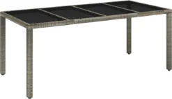 La Dolce Vita - Salon De Jardin 7 Pièces - Salon De Terrasse - Salon De Jardin Avec Chaises Et Table - Salon De Plein Air Avec Coussins Poly Rotin Gris -Jardin Meubles Magasin 1200x693 1