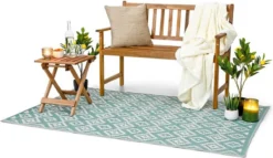 Banc De Jardin Banc De Jardin En Bois Biplace Et Résistant Aux Intempéries - Agréable Avec éclairage Solaire De Jardin - Banc Et Banquette Banc D'extérieur - Canapé Lounge Et Ambiance Dans Le Jardin -