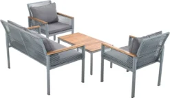 Salon De Jardin Merax - Salon De Jardin Avec Canapé Double - 2 Fauteuils Et Table - Salon De Jardin En Rotin Avec Coussins Gris 22 Salon De Jardin Merax - Salon De Jardin Avec Canapé Double - 2 Fauteuils Et Table - Salon De Jardin En Rotin Avec Coussins Gris -Jardin Meubles Magasin 1200x697 2