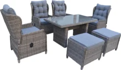 Excellent Ensemble De Salon De Luxe Excellent Wellness - Ensemble De Meubles De Jardin - Ensemble De Salle à Manger - Extra Haut - Anthracite 19 Excellent Ensemble De Salon De Luxe Excellent Wellness - Ensemble De Meubles De Jardin - Ensemble De Salle à Manger - Extra Haut - Anthracite -Jardin Meubles Magasin 1200x698 8