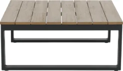 GENERIQUE - Salon De Jardin SAN DIEGO - 5 Personnes - Salon De Jardin - Aluminium - Anthracite - Eucalyptus -Jardin Meubles Magasin 1200x700 3