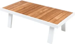 Belito® Birmingham Ensemble De Salon Aluminium Wit - Salon De Jardin 5 Personnes - Ensemble Fauteuil-canapé - Structure En Acier Inoxydable Anthracite - Coussins En Oléfine Hydrofuge - Bois De Teck -Jardin Meubles Magasin 1200x705 2