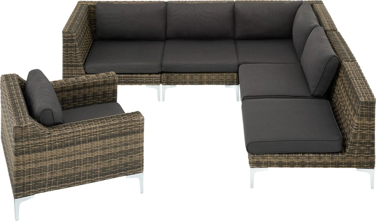 Tectake - Ensemble Osier Modulaire Villanova Coin Droit Naturel - 404416 9 Tectake - Ensemble Osier Modulaire Villanova Coin Droit Naturel - 404416 – Image 9