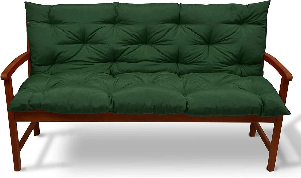 Beautissu Kussen De Canapé De Jardin Flair BR - Coussins Pour Salon De Jardin 100 X 50 X 50 Cm Vert - Coussin D'assise Et Coussin De Dossier 2 Beautissu Kussen De Canapé De Jardin Flair BR - Coussins Pour Salon De Jardin 100 X 50 X 50 Cm Vert - Coussin D'assise Et Coussin De Dossier – Image 2