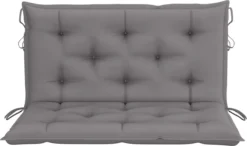 Prolenta Premium - Rocking Chair - Coussin Pour Rocking Chair 100 Cm Tissu Gris - Grijs - Balançoire -Jardin Meubles Magasin 1200x711