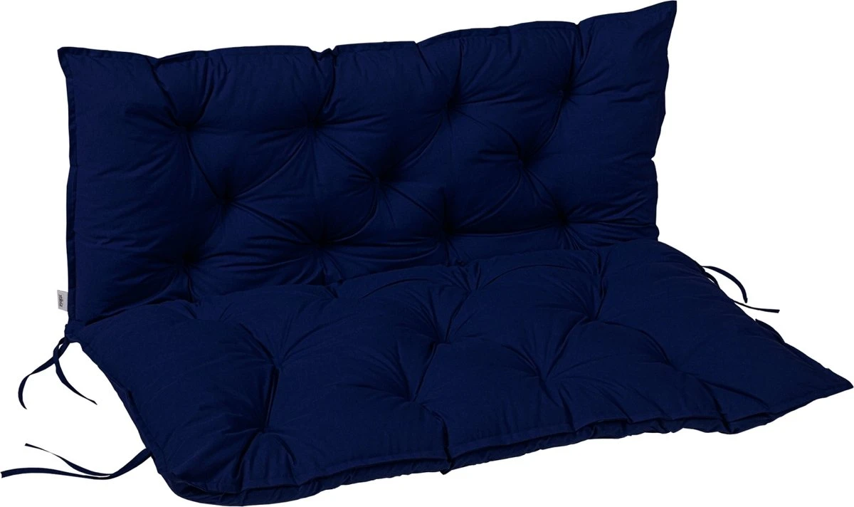 Coussin De Palette - Coussins Pour Palettes - Kussen De Salon - Coussin De Banc De Jardin - Coussin De Banc - Avec Dossier Bas - Katoen - Polyester - 2,1 Kg - Blauw - 100 Cm X 98 Cm X 8 Cm 1 Coussin De Palette - Coussins Pour Palettes - Kussen De Salon - Coussin De Banc De Jardin - Coussin De Banc - Avec Dossier Bas - Katoen - Polyester - 2,1 Kg - Blauw - 100 Cm X 98 Cm X 8 Cm