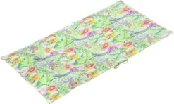 Decoways - Coussins Pour Chaise De Coussins De Chaise De Jardin 2 Pièces 100x50x4 Cm Motif Feuille -Jardin Meubles Magasin 1200x720