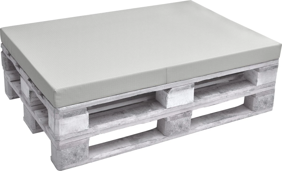 Beautissu Cushion ECO Pure - Coussin D'assise Pliable - 120x80x8 Cm En Grijs Clair - Coussin Pour Meubles En Palette 1 Beautissu Cushion ECO Pure - Coussin D'assise Pliable - 120x80x8 Cm En Grijs Clair - Coussin Pour Meubles En Palette