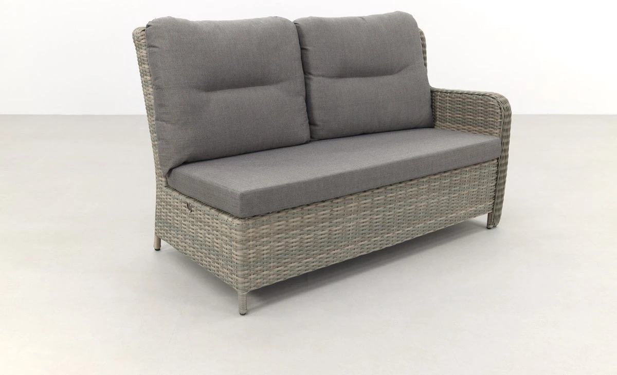 Ensemble De Salle à Manger Lounge Sandigo Avec Canapé D'appoint + 2x Chaise De Jardin Réglable 16 Ensemble De Salle à Manger Lounge Sandigo Avec Canapé D'appoint + 2x Chaise De Jardin Réglable – Image 16