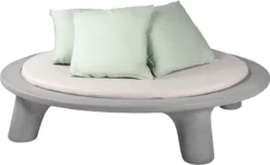 Weltevree - Flying Dishman - Lit De Salon à L'extérieur, Lounge Island, Sun Island, Chaise Longue Pour Le Jardin, Chaise Longue - Meubles De Jardin - Incl. Ensemble De Coussin Vert -Jardin Meubles Magasin 1200x733 1