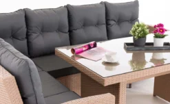 Ensemble De Jardin Berno - 6 Personnes - Table En Verres - Rotin Tressé - Mobilier De Jardin - Table à Manger - Table De Jardin - Salon De Jardin - Table D'extérieur - Table Basse - Gris Fer -Jardin Meubles Magasin 1200x738 3