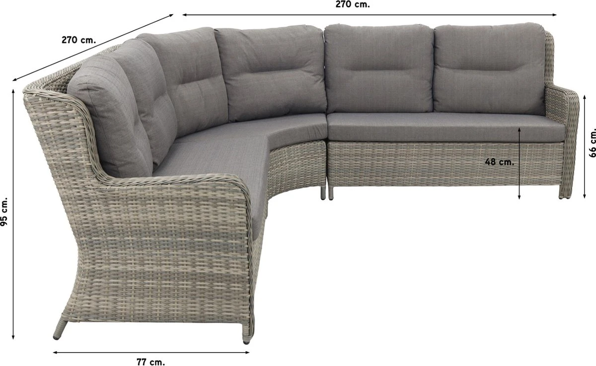 Ensemble De Salle à Manger Lounge Sandigo Avec Canapé D'appoint + 2x Chaise De Jardin Réglable 15 Ensemble De Salle à Manger Lounge Sandigo Avec Canapé D'appoint + 2x Chaise De Jardin Réglable – Image 15