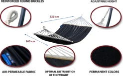 Potenza® Hamac Avec ÉPANDEUR Et Support – 2 Personnes – Cadre EXTRA STABLE Jusqu'à 220 Kg – Ensembles De Hamac De Hamacs - Grande Roma 10 Potenza® Hamac Avec ÉPANDEUR Et Support – 2 Personnes – Cadre EXTRA STABLE Jusqu'à 220 Kg – Ensembles De Hamac De Hamacs - Grande Roma -Jardin Meubles Magasin 1200x745 2