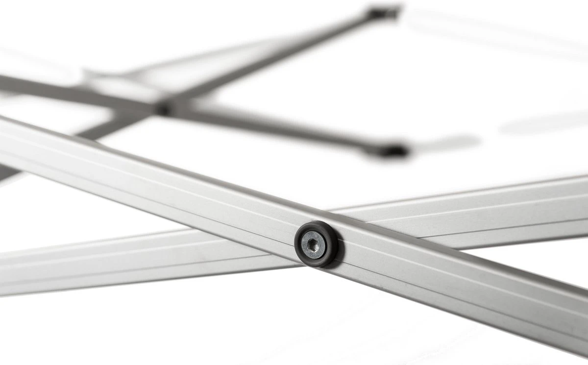 Tente De Fête Easy-Up 3x4,5 M Tente Pliante GO-UP40 Mm Aluminium Noir Incl. Sac De Transport Gratuit Sur Roulettes Et Kit D'arrimage Avec Piquets 8 Tente De Fête Easy-Up 3x4,5 M Tente Pliante GO-UP40 Mm Aluminium Noir Incl. Sac De Transport Gratuit Sur Roulettes Et Kit D'arrimage Avec Piquets – Image 8