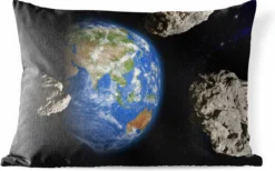 Coussins D'extérieur - Jardin - La Terre Est Entourée De Météores - 60x40 Cm
