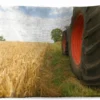 Coussins D'extérieur - Jardin - Roues De Tracteur Dans Un Champ De Blé - 60x40 Cm