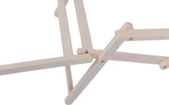 Kleurmeester.nl - Chaise De Plage Avec Accoudoir Heure Bleue - Pliable - Bois De Hêtre - Tissu D' Plein Air | Rayé Blauw / Vert / Violet -Jardin Meubles Magasin 1200x749