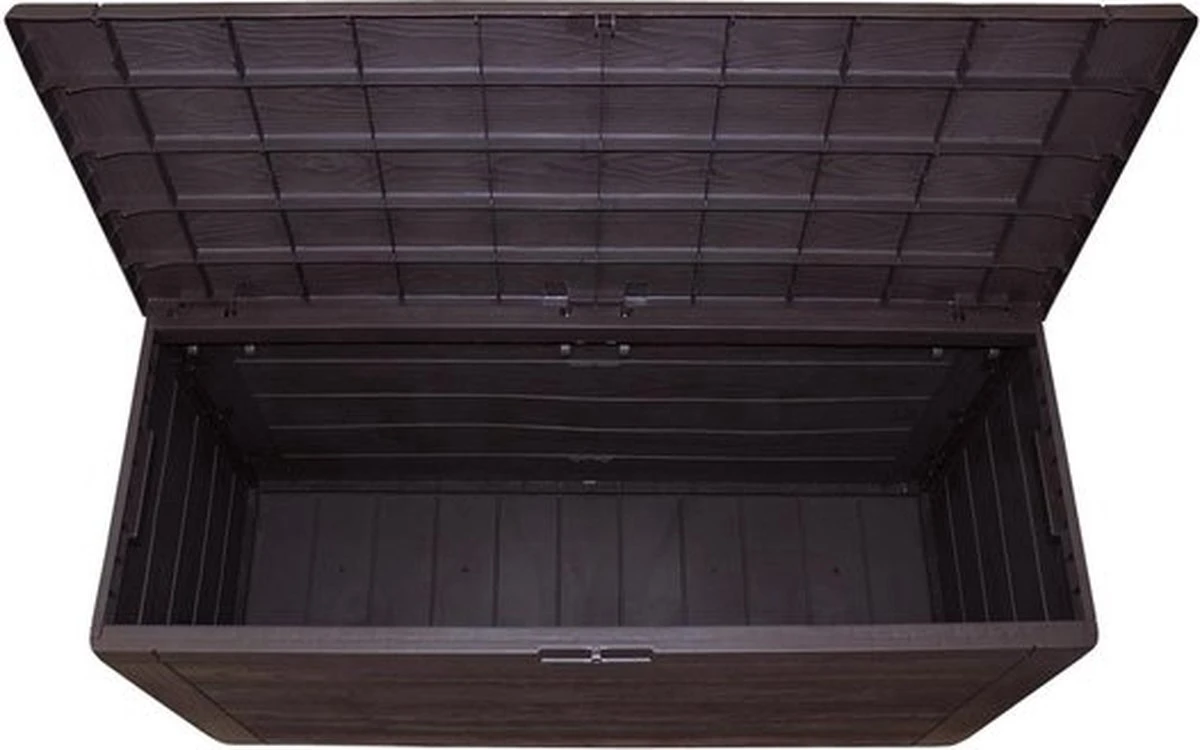 Pro Garden ProGarden - Boîte De Jardin - Boîte De Rangement De Jardin - Boîte De Rangement - Boîte De Jardin - Boîte De Rangement De Jardin - Boîte De Rangement - Boîte De Coussin - 300 Litres - Imperméable - Aspect Bois 4 Pro Garden ProGarden - Boîte De Jardin - Boîte De Rangement De Jardin - Boîte De Rangement - Boîte De Jardin - Boîte De Rangement De Jardin - Boîte De Rangement - Boîte De Coussin - 300 Litres - Imperméable - Aspect Bois – Image 4