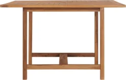 Prolenta Premium - Table De Jardin 120x120x75 Cm Teck Massif - Table - Table De Jardin - Tables De Tables De Jardin -Jardin Meubles Magasin 1200x760 4