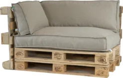 2L Home & Garden Ensemble De Coussins Pour Palettes Metro Lounge Beige - Ensemble De 3 Pièces