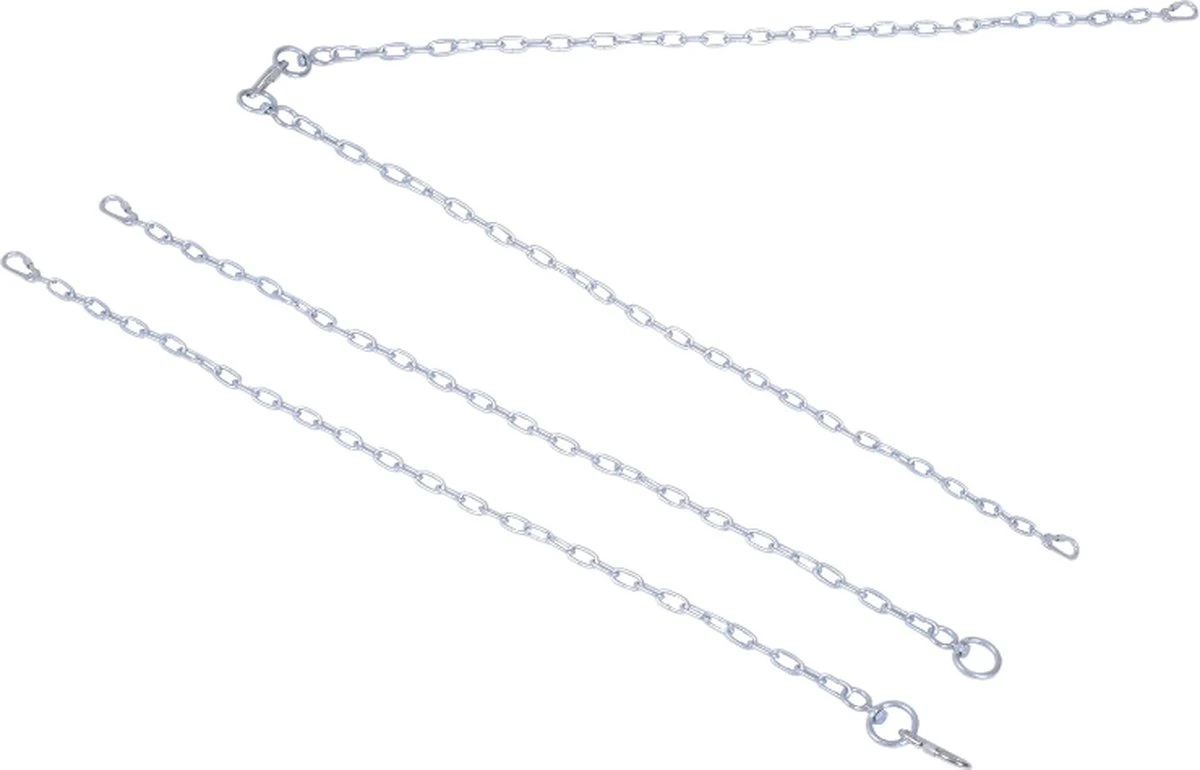 Banc Suspendu Nancy's Dunn - Banc De Jardin - Balançoire - 2 Places - Colliers - Métal - Zwart - 128 X 63 X 47 Cm 9 Banc Suspendu Nancy's Dunn - Banc De Jardin - Balançoire - 2 Places - Colliers - Métal - Zwart - 128 X 63 X 47 Cm – Image 9