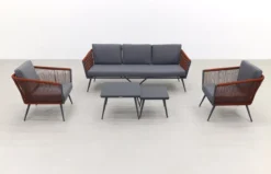 Garden Impressions Ensemble De Salon Canberra 5 Pièces - Corde - Gris Foncé/rouge/gris Clair 32 Garden Impressions Ensemble De Salon Canberra 5 Pièces - Corde - Gris Foncé/rouge/gris Clair -Jardin Meubles Magasin 1200x771 5