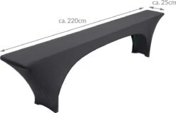 Beautissu Victoria - 3 Housses Élastiques Pour Ensemble De Tente à Bière 220x70 Cm - Housse Festive Pour Table à Bière & 2 Housses Pour Bancs à Bière En Zwart 12 Beautissu Victoria - 3 Housses Élastiques Pour Ensemble De Tente à Bière 220x70 Cm - Housse Festive Pour Table à Bière & 2 Housses Pour Bancs à Bière En Zwart -Jardin Meubles Magasin 1200x771 7
