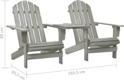 Prolenta Premium - Chaises De Jardin De Jardin Adirondack Avec Table Pin Massif Gris 11 Prolenta Premium - Chaises De Jardin De Jardin Adirondack Avec Table Pin Massif Gris -Jardin Meubles Magasin 1200x772 2