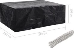VidaLife Housse De Mobilier De Jardin Avec 8 Yeux 242x162x100 Cm 13 VidaLife Housse De Mobilier De Jardin Avec 8 Yeux 242x162x100 Cm -Jardin Meubles Magasin 1200x773 6