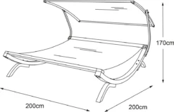 Chaise Longue De Jardin AXI Mallorca En Bois Pour 2 Personnes - Lit De Jardin XXL Avec Toit Solaire Pour L'extérieur - Bain De Soleil Double En Beige -Jardin Meubles Magasin 1200x775 2